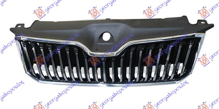 Maskë pvc/grilë krom (me kornizë krom)