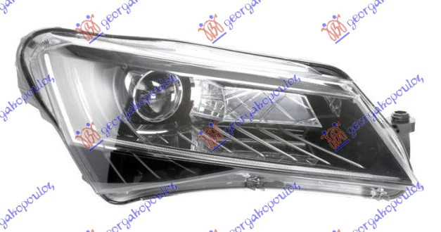 Fenerë bi-xenon (sistem adaptues për ndriçim (afs) dynamicDritë assist me LEDDritë ditore (HELLA)