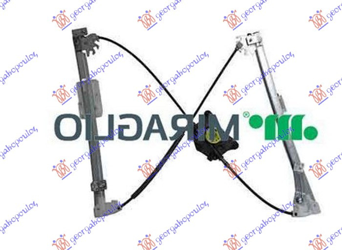 Ngritës/rregullator për dritaren e përparme elektrik (pa motor) (А cilësi)