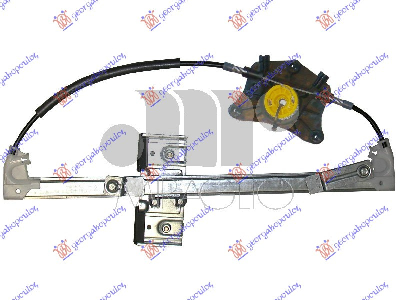 Ngritës/rregullator për dritaren e përparme elektrik (pa motor) (А cilësi)