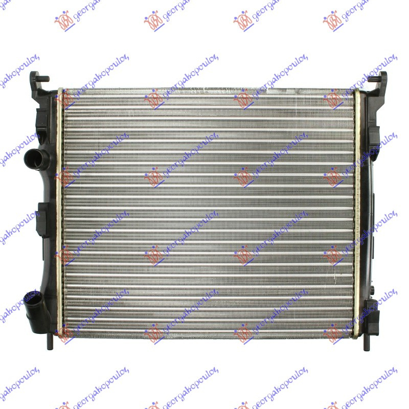 Radiator për motor 1.5DCi 01- (48x41,4x27) 59KW (MAHLE BEHR)