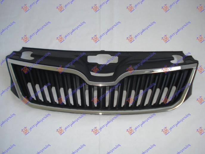 Maskë pvc/grilë me kornizë krom