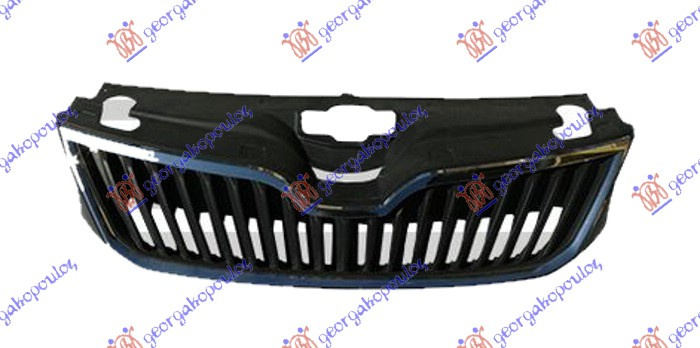 Maskë pvc/grilë me kornizë me ngjyrë të zezë