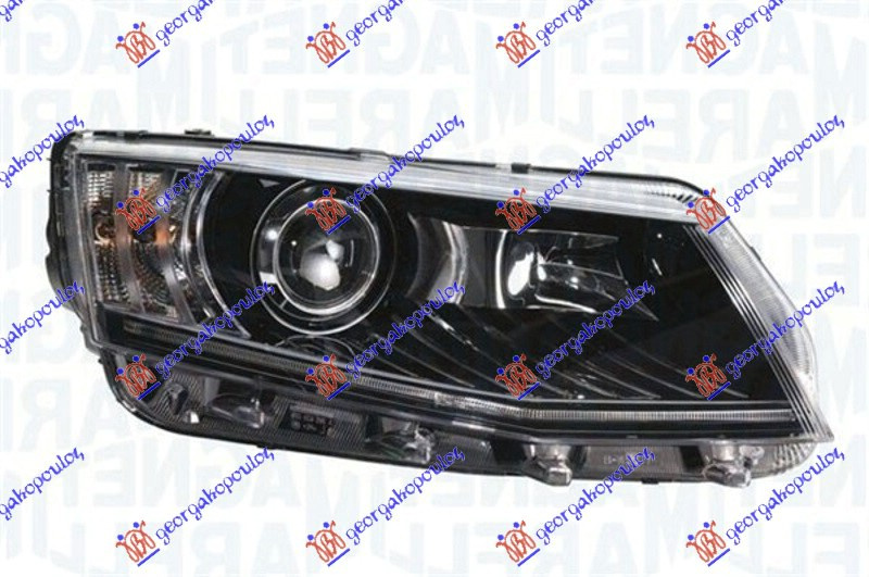 Fenerë bi-xenon (sistem adaptues për ndriçim (afs) me LEDDritë ditore (MARELLI)