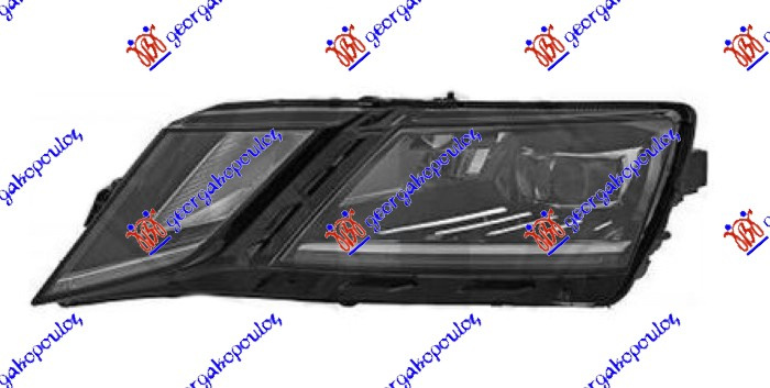 Fenerë FULL LED (sistem adaptues për ndriçim (afs) (TYC)