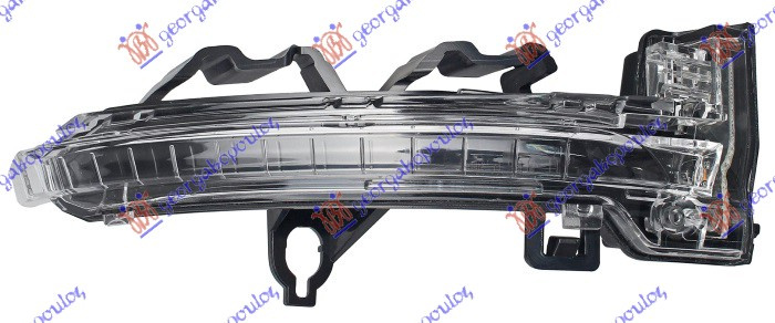 drita pulsuese në pasqyrë LED