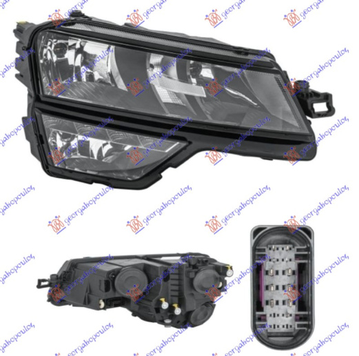 Fenerë elektrik (H7/H1/H8) me LEDDritë ditore (E) (DEPO)