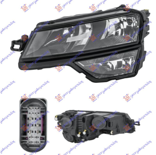 Fenerë elektrik (H7/H1/H8) me LEDDritë ditore (E) (DEPO)