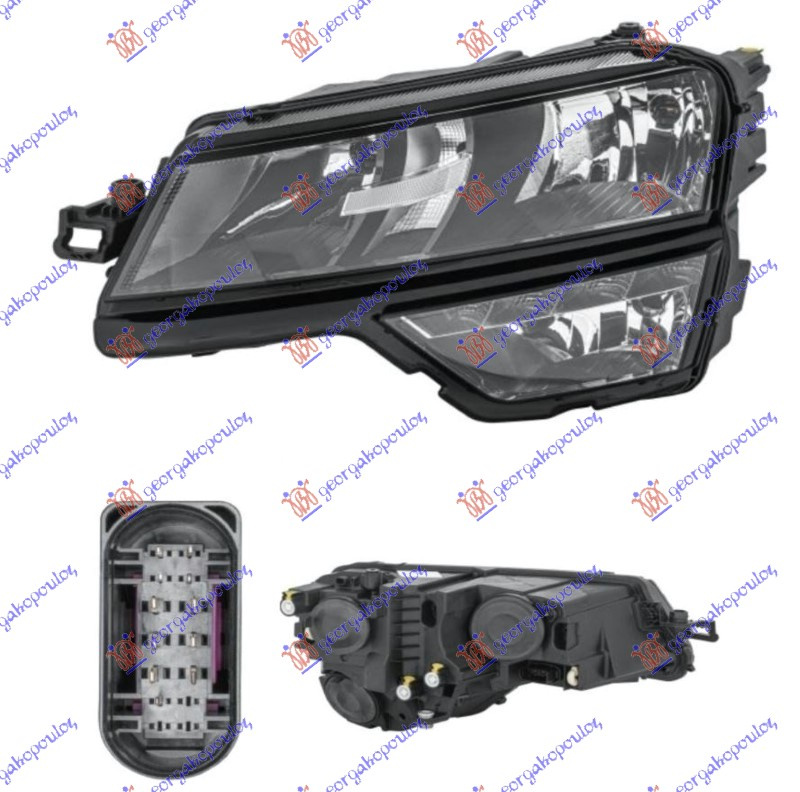 Fenerë elektrik (H7/H1/H8) me LEDDritë ditore (E) (DEPO)
