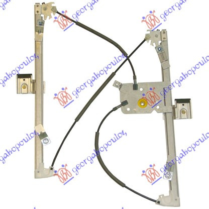 Ngritës/rregullator për dritaren e përparme elektrik 5 dyer (pa motor) (А cilësi)