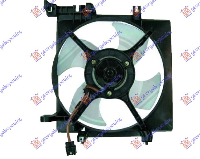 Ventilator komplet 2.5 benzinë (300mm) (2 pinë)