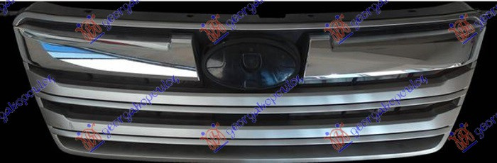 Maskë pvc/grilë krom/e argjendtë 13- (outback)