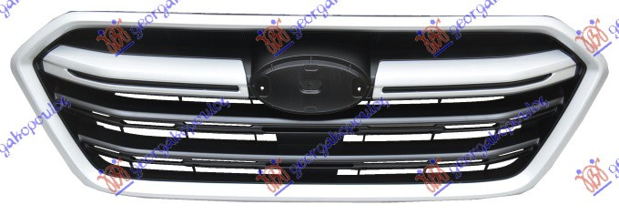 Maskë pvc/grilë me kornizë të argjendtë (outback)