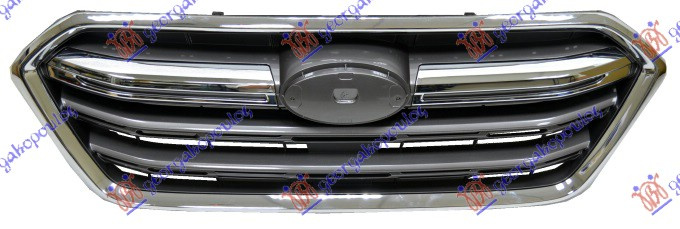 Maskë pvc/grilë me kornizë krom (outback)