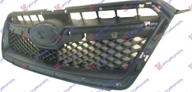 Maskë pvc/grilë me ngjyrë të zezë 15-