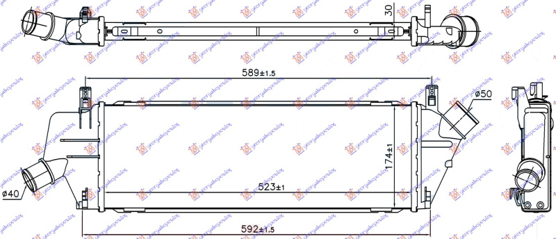 Interkuler 1.5 DCI 05- (523x174x30)
