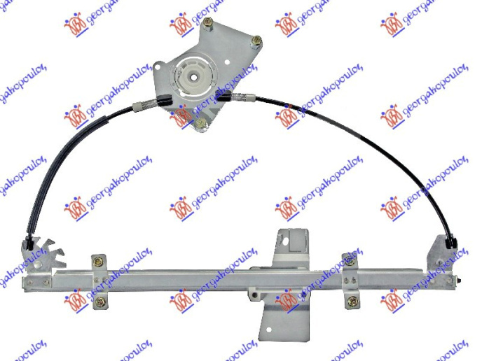 Ngritës/rregullator për dritaren e përparme elektrik 3/5 dyer (pa motor) (А cilësi)