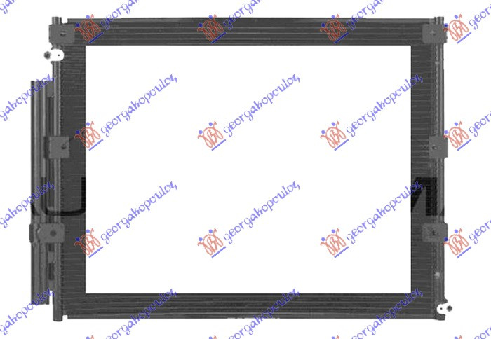 Radiator i kondicionerit 4.7 benzinë (02-) - 4.2 TD dizel (691x541x16)