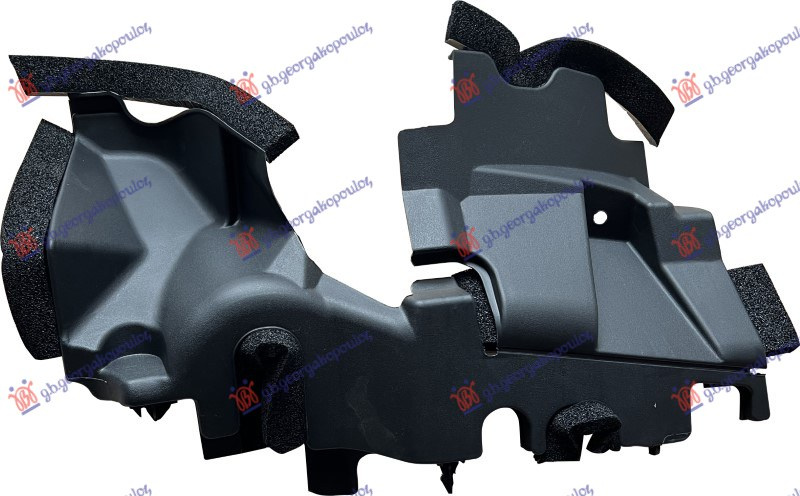 Mbulues për radiator për motor plastik vertikal
