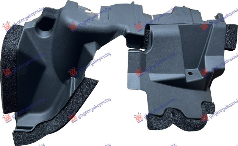 Mbulues për radiator për motor plastik vertikal