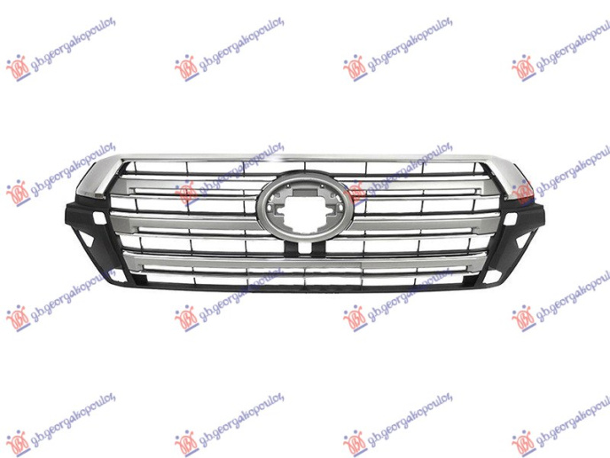 Maskë pvc/grilë krom/e argjendtë/me ngjyrë të zezë 19-