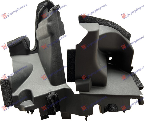Mbulues për radiator për motor plastik vertikal