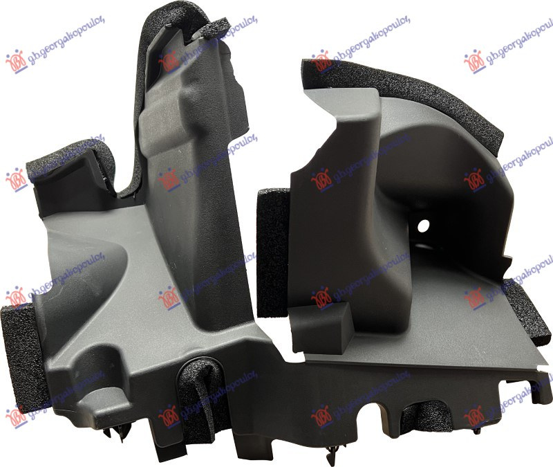 Mbulues për radiator për motor plastik vertikal