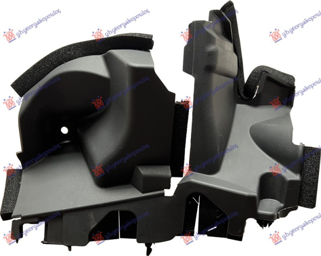 Mbulues për radiator për motor plastik vertikal