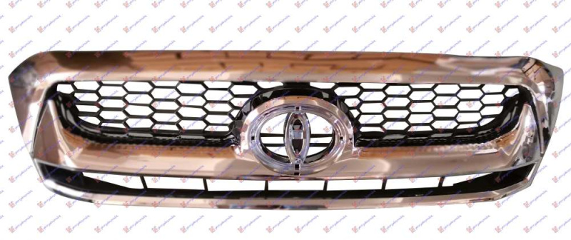 Maskë pvc/grilë e gjitha krom komplet