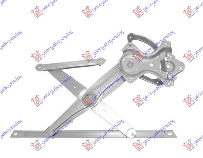 Ngritës/rregullator për dritaren e përparme elektrik 2/4 dyer (me motor)