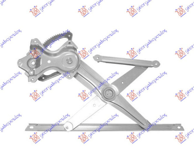 Ngritës/rregullator për dritaren e përparme elektrik 2/4 dyer (me motor)