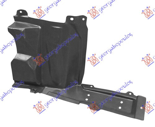 Mbrojtje/kapak nën motor e plastikës / anësore