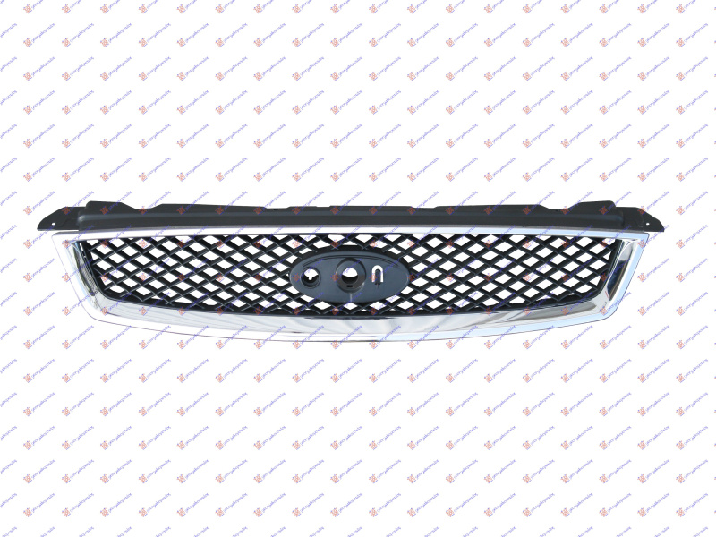 Maskë pvc/grilë kabriolet (shirit krom)