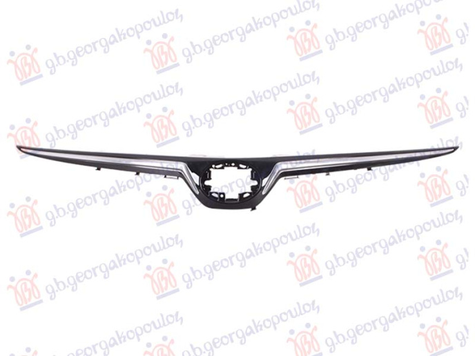 Maskë pvc/grilë komplet me shirit krom