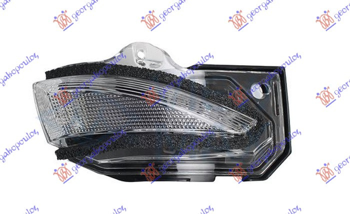 drita pulsuese në pasqyrë LED