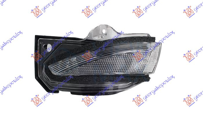 drita pulsuese në pasqyrë LED