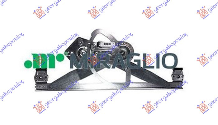 Ngritës/rregullator për dritaren e përparme elektrik (pa motor) (А cilësi)
