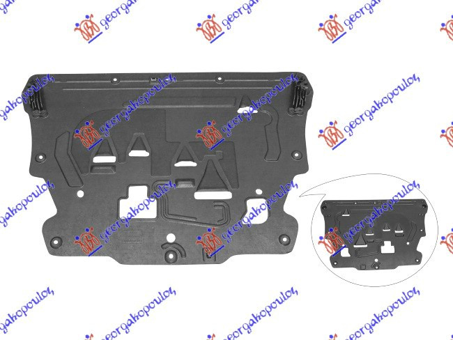 Mbrojtje/kapak nën motor (plastik)