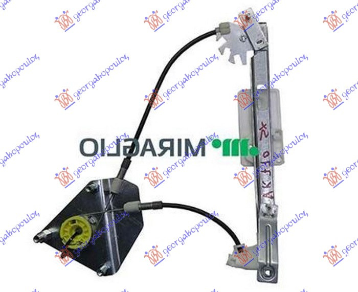Ngritës/rregullator për dritaren e pasme elektrik (pa motor) (А cilësi)