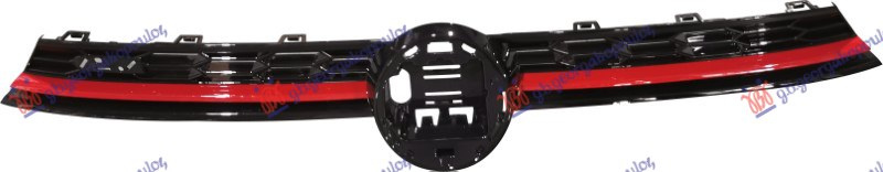 Maskë pvc/grilë GTI me shirit të kuq (me LED)