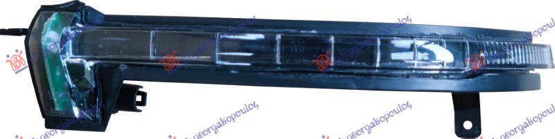 drita pulsuese në pasqyrë LED