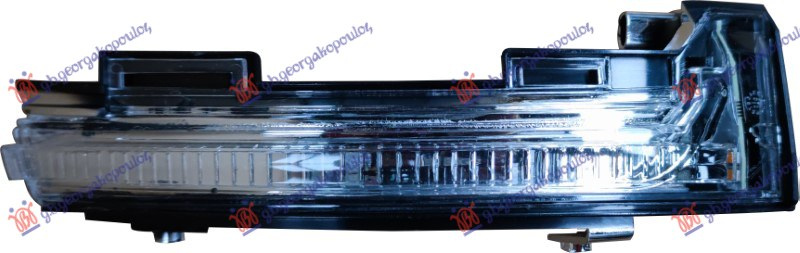 drita pulsuese në pasqyrë LED
