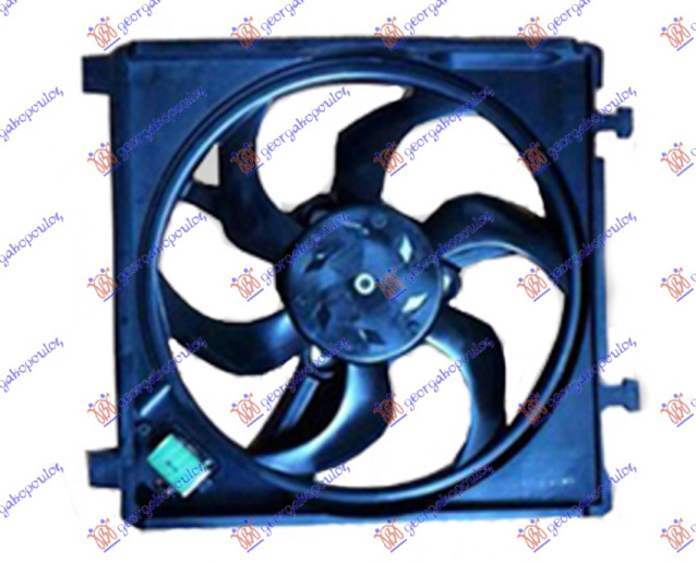Ventilator komplet benzinë (pa kondicioner) (340mm) (2 pinë)