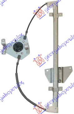 Ngritës/rregullator për dritaren e përparme elektrik 4 dyer (pa motor) (А cilësi)