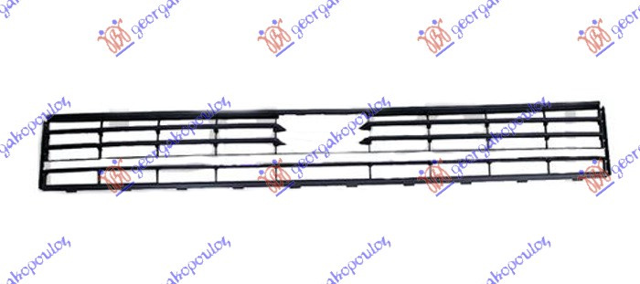 Grilë qendore në parakolpin e përparme shirit kromi (me sensor)