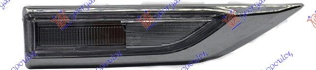 Drita pulsuese në krah me kornizë krom