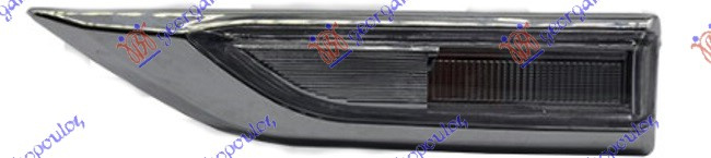 Drita pulsuese në krah me kornizë krom