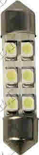 Pilot LED 6 smd 37mm ngjyrë e bardhë