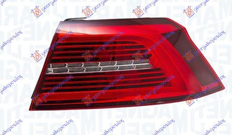Dritë stop e jashtme sedan LED ( drita pulsuese në mes) (MARELLI)