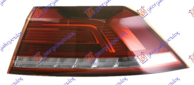 Dritë stop e jashtme sedan LED ( drita pulsuese poshtë) (HELLA)